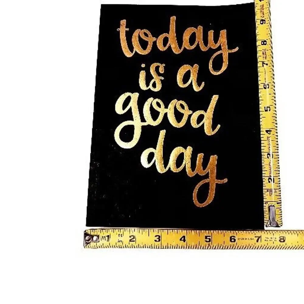 Notebook Today Is Going To Be A Great‎ Day Journal Lined Black GOLD Stationary